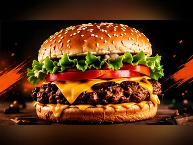 Beef Smash Burger with Special Cheese